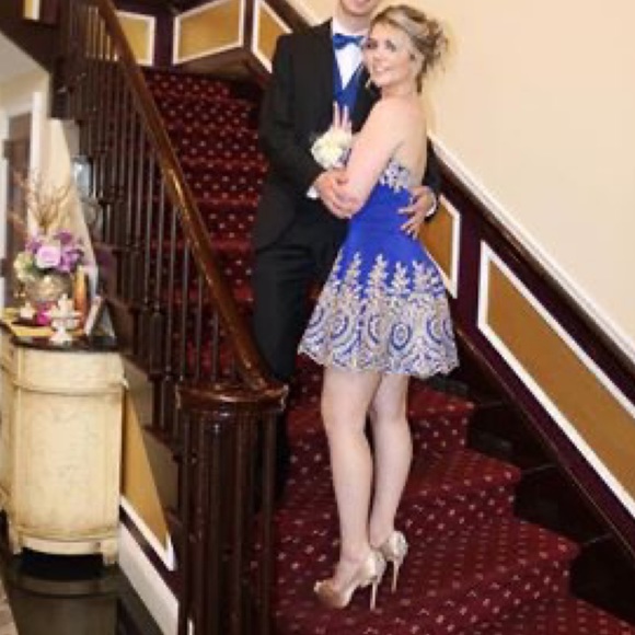Mon Cheri Short Prom Dress - Picture 7 of 7